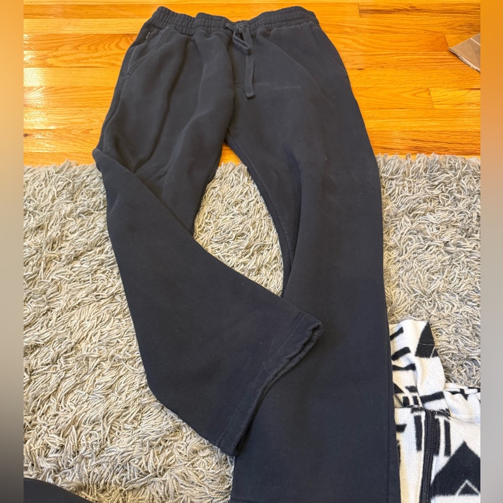 Men's Black Sweatpants- Hollister - XS